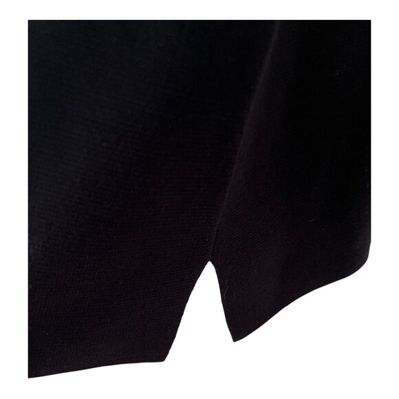 Marla Wynne Black Sweater Dress 1X Double Knit Scoop Neck Long Sleeve NWT - Picture 5 of 6